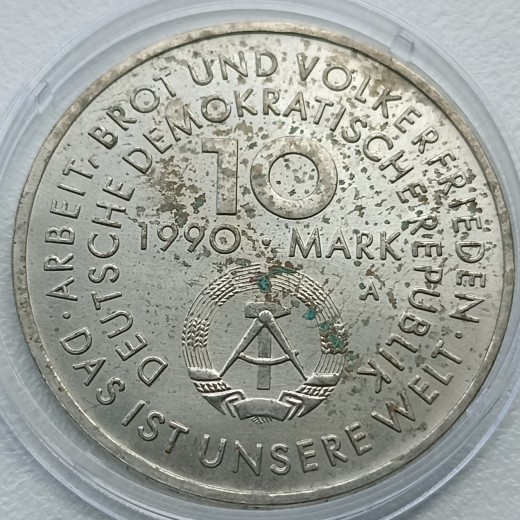 Vokietija. 10 markių 1990 m. Vokietija. 10 markių 1990 m.
