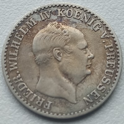 Vokietija. 2 1/2 silbergroschen 1860 m. Sidabras.