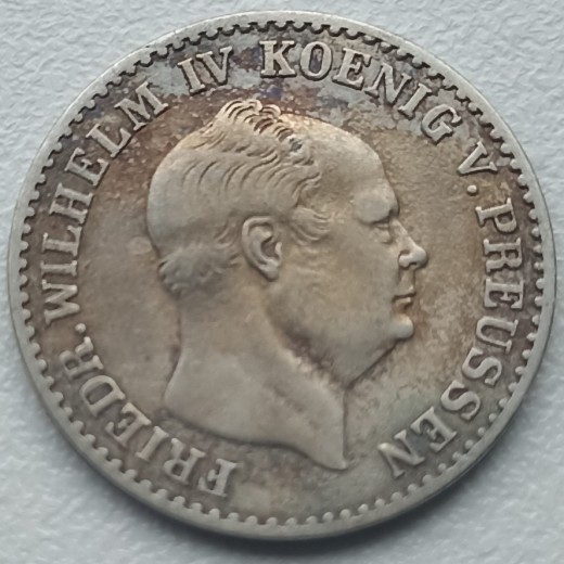 Vokietija. 2 1/2 silbergroschen 1860 m. Sidabras. Vokietija. 2 1/2 silbergroschen 1860 m. Sidabras.