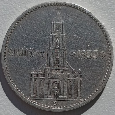 Vokietija. 2 markės 1934 D. Sidabras.