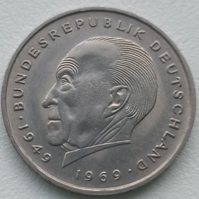 Vokietija. 2 markės 1970 F. Vokietija. 2 markės 1970 F.