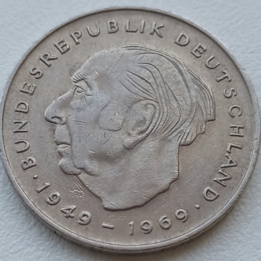 Vokietija. 2 markės 1973 D.