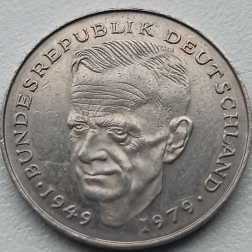 Vokietija. 2 markės 1980 G.