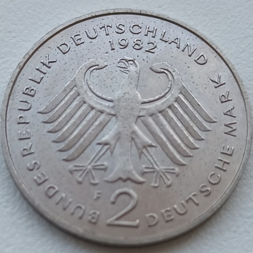 Vokietija. 2 markės 1982 F.