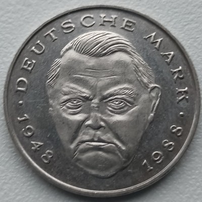 Vokietija. 2 markės 1988 D. Vokietija. 2 markės 1988 D.