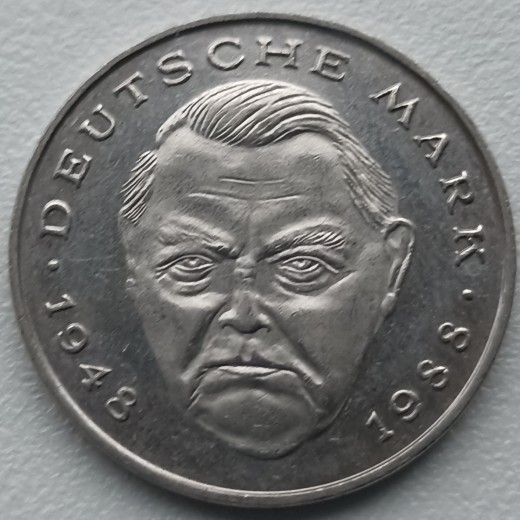 Vokietija. 2 markės 1988 D.