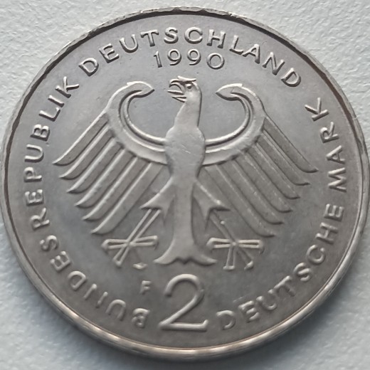 Vokietija. 2 markės 1990 m.