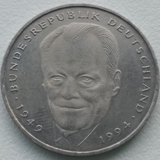 Vokietija. 2 markės 1994 F. Vokietija. 2 markės 1994 F.