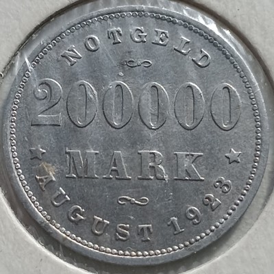 Vokietija. 200 000 markių 1923 m.