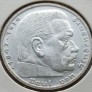 Vokietija. 5 markės 1938 G. Sidabras. Vokietija. 5 markės 1938 G. Sidabras.