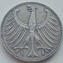 Vokietija. 5 markės 1951 F. Sidabras. Vokietija. 5 markės 1951 F. Sidabras.