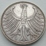 Vokietija. 5 markės 1951 G. Sidabras. Vokietija. 5 markės 1951 G. Sidabras.