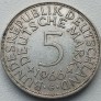 Vokietija. 5 markės 1966 G. Sidabras