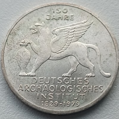Vokietija. 5 markės 1979 m. Sidabras. Vokietija. 5 markės 1979 m. Sidabras.