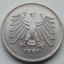 Vokietija. 5 markės 1981 F. Vokietija. 5 markės 1981 F.