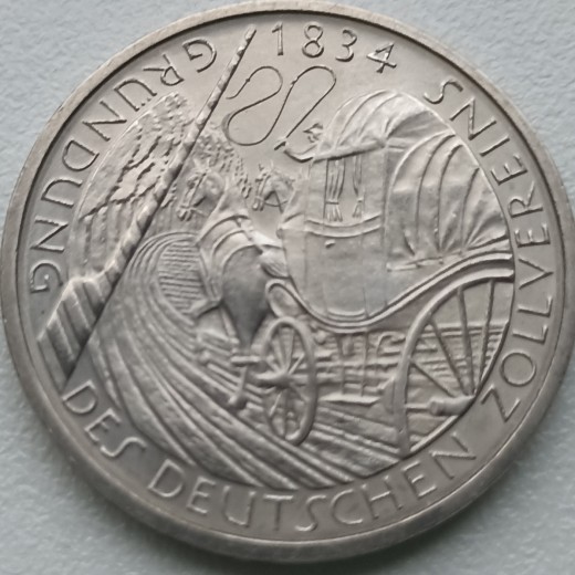 Vokietija. 5 markės 1984 m.