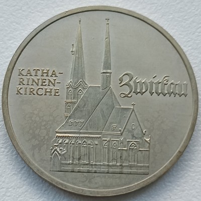 Vokietija. 5 markės 1989 m.
