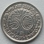 Vokietija. 50 reichspfenigų 1928 D