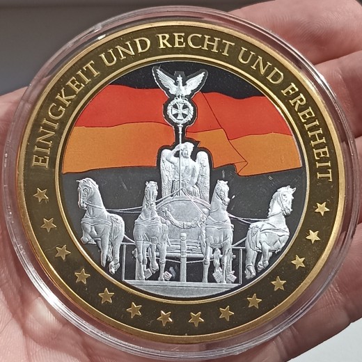 Vokietija. Branderburgo vartai. Medalis. Vokietija. Branderburgo vartai. Medalis.