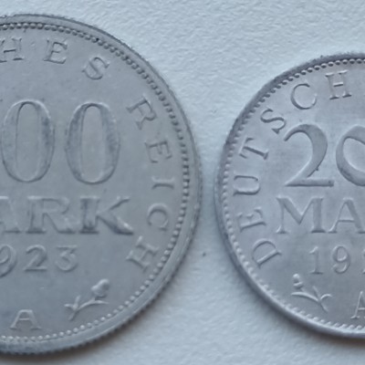 Vokietija. Markės du vienetai.