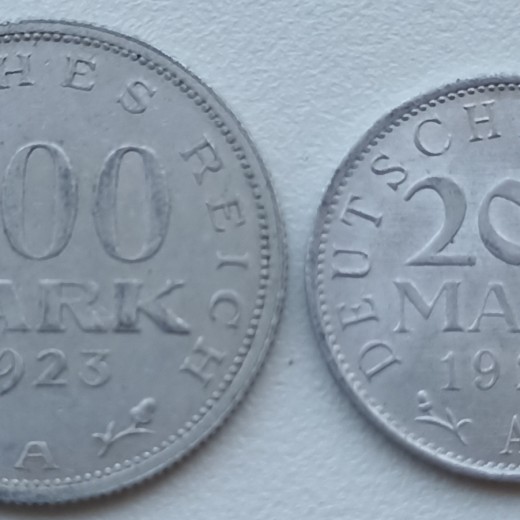 Vokietija. Markės du vienetai. Vokietija. Markės du vienetai.