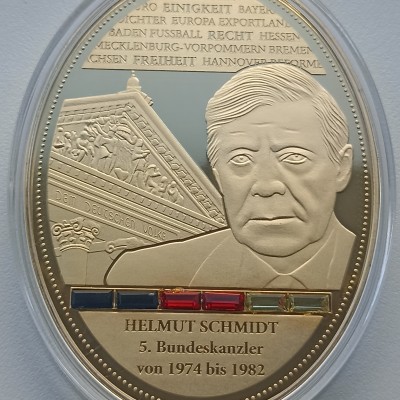 Vokietija. Medalis Helmut Schmidt.