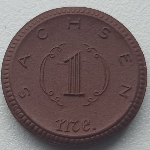 Vokietija. Notgeldai. 1 markė 1921 m. Vokietija. Notgeldai. 1 markė 1921 m.