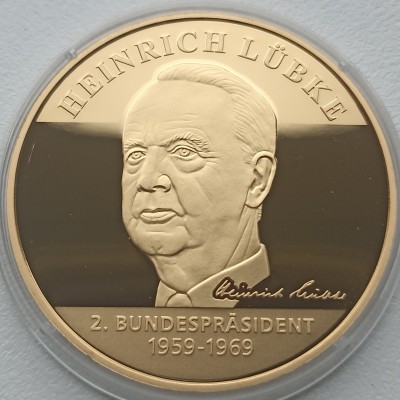 Vokietija. Paauksuotas atminimo medalis.