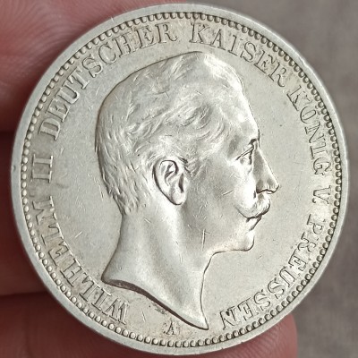 Vokietija. Prūsija. 3 markės 1909 m.