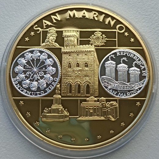 Vokietija. San Marino medalis.