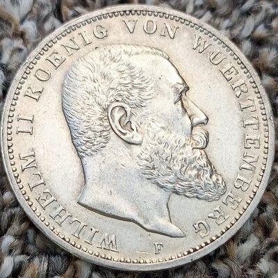 Vokietija. Wutenbergas. 3 markės 1913 m.